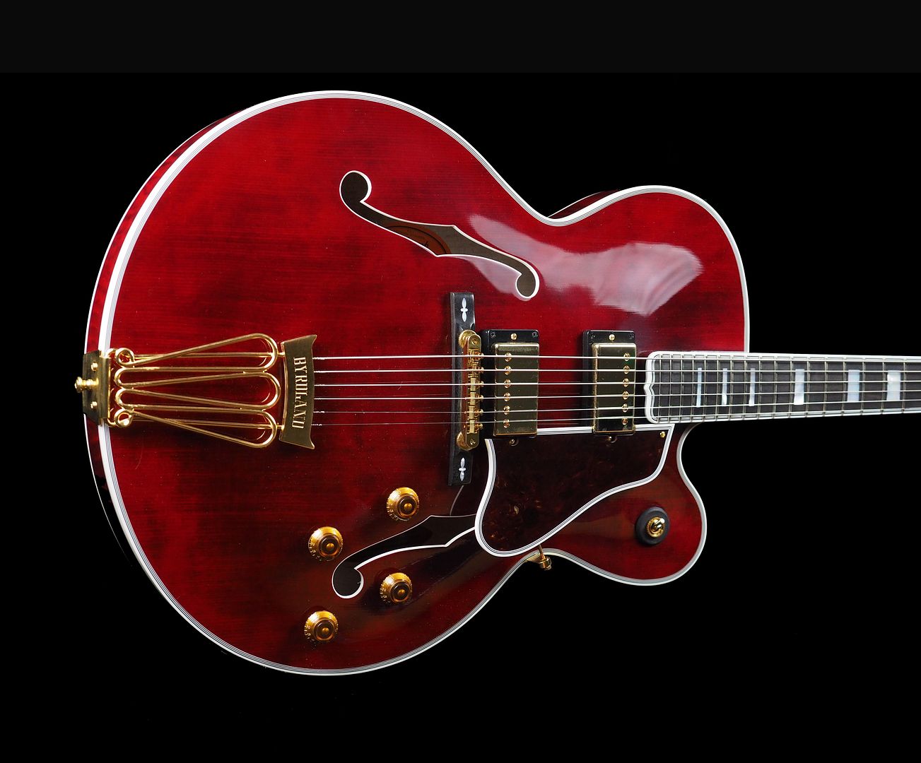 2013 Gibson Crimson Custom Shop Byrdland Carved Archtop Jazz Guitar